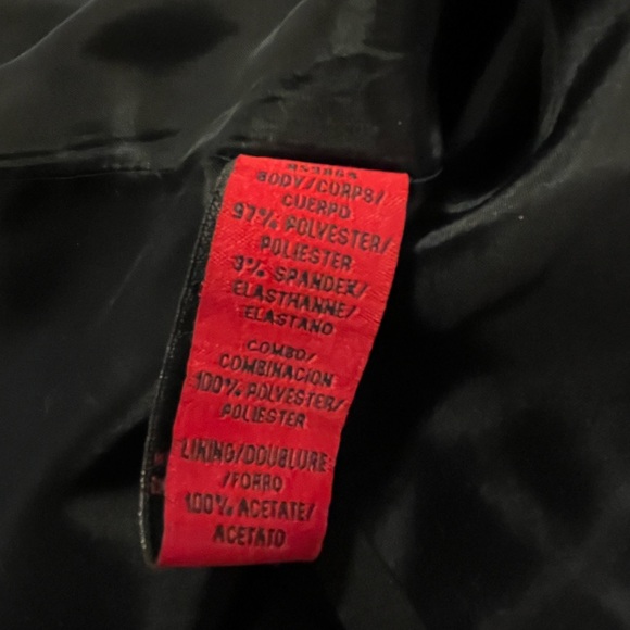 JS Collections Black Cream Ruffle Neck Cocktail dress size 8 - Picture 11 of 14